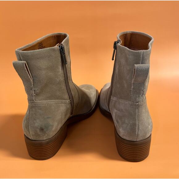Lucky Brand Kazey Boots Square Toe Tan Women's Size 7.5M 38 EUR - Picture 3 of 7